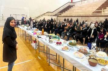 برگزاری جشنواره غذای سالم در ورزشگاه شهید بهشتی منطقه چهاردانگه اسلامشهر